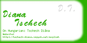 diana tschech business card